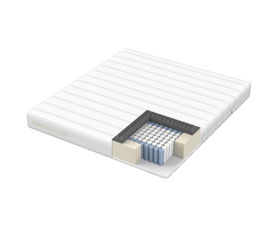 Spring mattress KUKA DUO 11 ZONE 160x200xH19cm Gultas