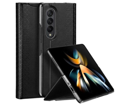 Dux Ducis Samsung  Galaxy Z Fold4 Bril case with a flip wallet stand Black Чехлы - альтернативные