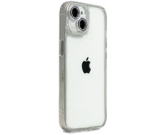 iLike Apple  iPhone 14 STARS LENS ACRYLIC COVER White Neoriģinālie Maciņi
