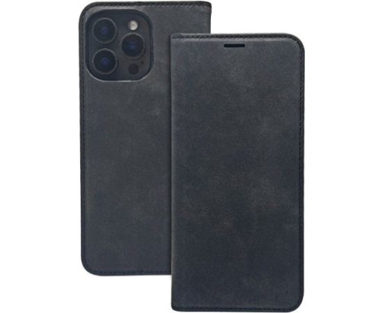 iLike Samsung  Galaxy A34 5G Smart Suede case Black Neoriģinālie Maciņi