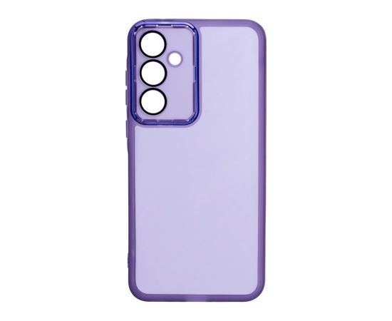 iLike Samsung  Galaxy A55 Transparent Case and Camera Protection Purple Neoriģinālie Maciņi
