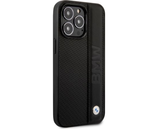 BMW Signature Leather Big Logo Case for iPhone 14 Pro Black Чехлы - альтернативные