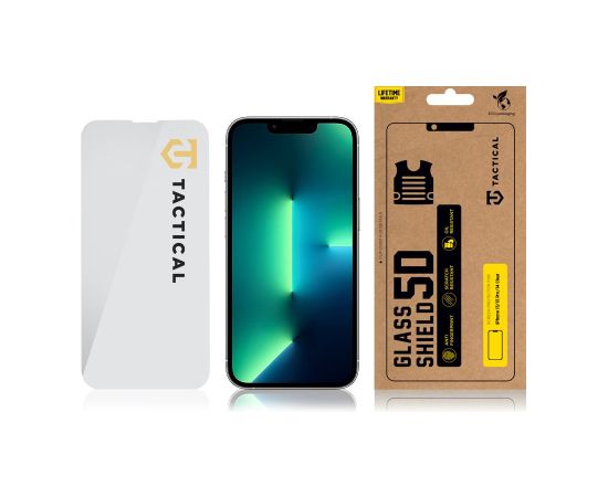 Tactical Glass Shield 2.5D for Apple iPhone 13|13 Pro Clear