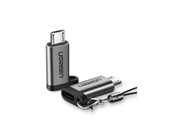 Parveidotājs Ugreen USB-C Female to Micro USB Male Adapter Pelēks Data USB kabeļi