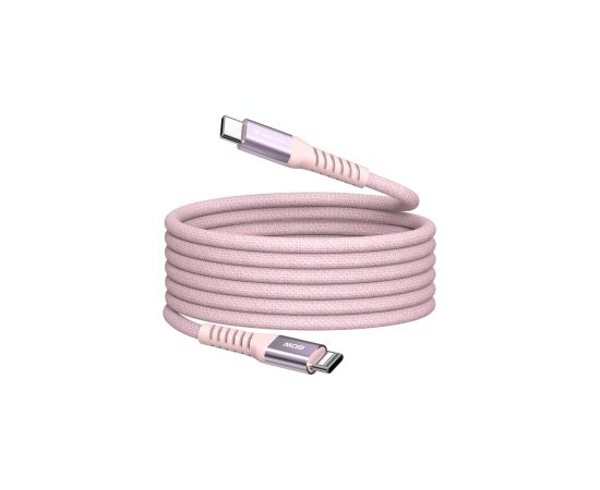 Kabelis Verbatim Sync & Charge Magnetic Type-C  60W 120cm Pink Data USB kabeļi
