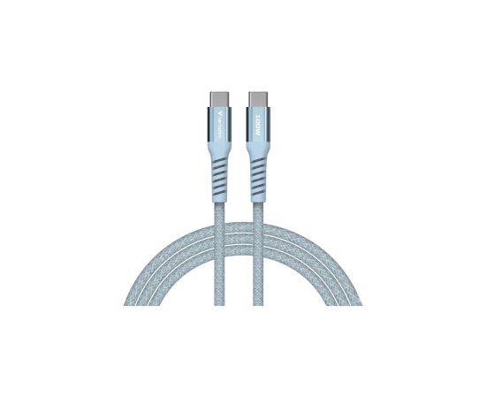 Kabelis Verbatim Sync & Charge Magnetic Type-C  100W 120cm Blue Дата USB-кабели