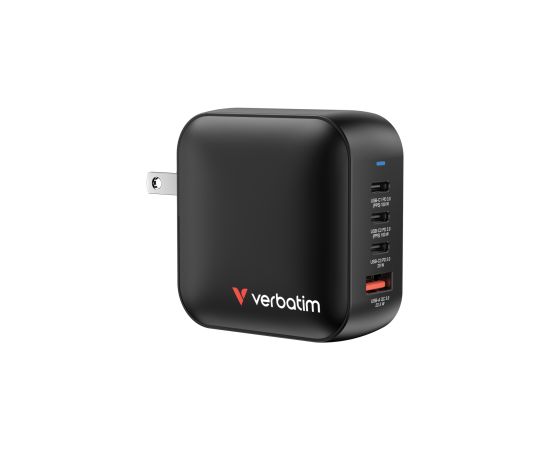 Lādētājs Verbatim Universal Mini GaN Wall Charger 100W UK + EU Lādētājs Verbatim Universal Mini GaN Wall Charger 100W UK + EU