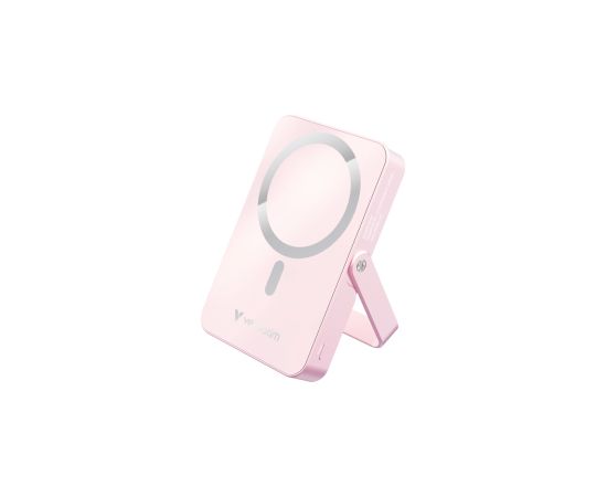 Enerģijas krātuve Verbatim Charge n Go 10000mAh Magnetic Wireless Charge Pink ar Statīvu Enerģijas krātuve Verbatim Charge n Go 10000mAh Magnetic Wireless Charge Pink ar Statīvu