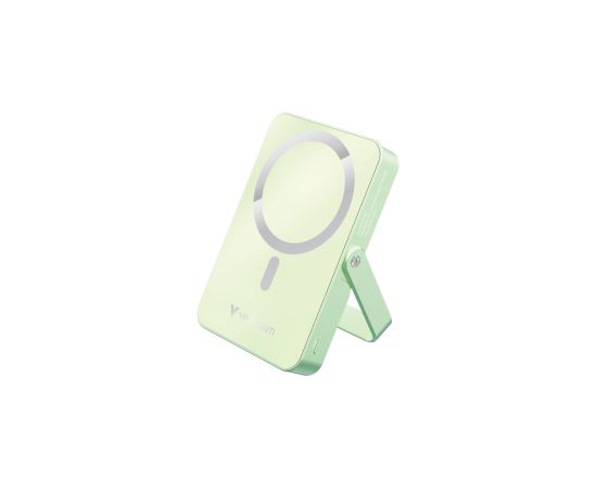 Enerģijas krātuve Verbatim Charge n Go 10000mAh Magnetic Wireless Charge Green ar Statīvu