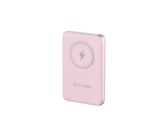 Enerģijas krātuve Verbatim Charge n Go 10000mAh Magnetic Wireless Charge Pink Enerģijas krātuve Verbatim Charge n Go 10000mAh Magnetic Wireless Charge Pink