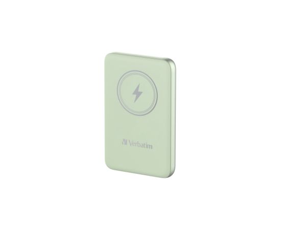 Enerģijas krātuve Verbatim Charge n Go 10000mAh Magnetic Wireless Charge Green 20W