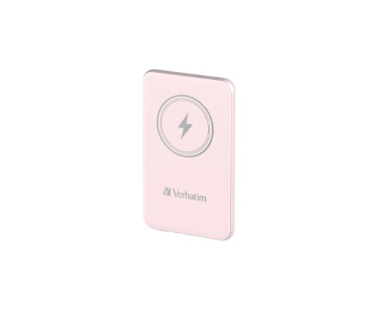 Enerģijas krātuve Verbatim Charge n Go 5000mAh Magnetic Wireless Charge Pink Enerģijas krātuve Verbatim Charge n Go 5000mAh Magnetic Wireless Charge Pink