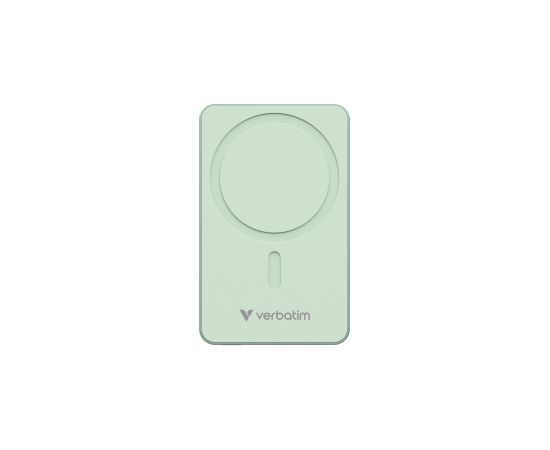 Enerģijas krātuve Verbatim Charge n Go 10000mAh Magnetic Wireless Charge Green Enerģijas krātuve Verbatim Charge n Go 10000mAh Magnetic Wireless Charge Green