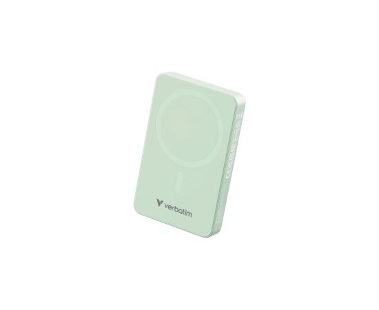 Enerģijas krātuve Verbatim Charge n Go 10000mAh Magnetic Wireless Charge Green