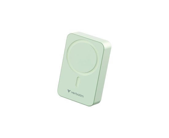 Enerģijas krātuve Verbatim Charge n Go 20000mAh Magnetic Wireless Charge Green