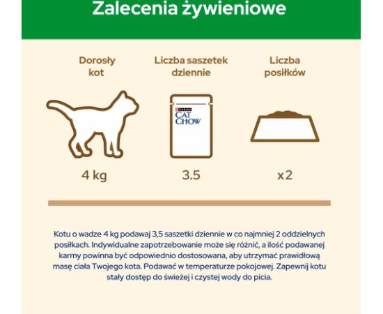 PURINA Cat Chow Sterilised with chicken and eggplant in sauce - wet cat food - 26x85g (20 + 6 GRATIS) Kaķu konservi