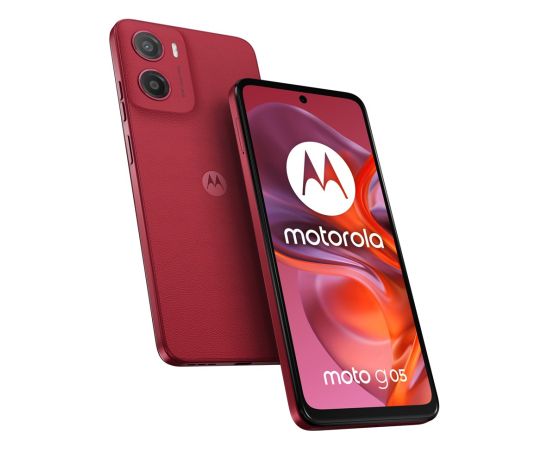 Motorola moto g05 16.9 cm (6.67") Dual SIM Android 15 4G USB Type-C 8 GB 128 GB 5200 mAh Red Mobilie telefoni