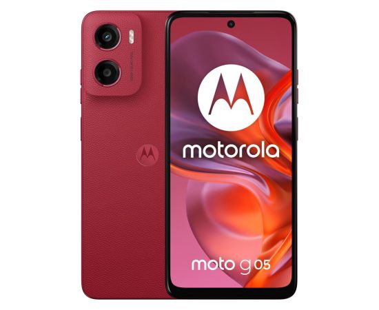 Motorola moto g05 16.9 cm (6.67") Dual SIM Android 15 4G USB Type-C 8 GB 128 GB 5200 mAh Red Mobilie telefoni