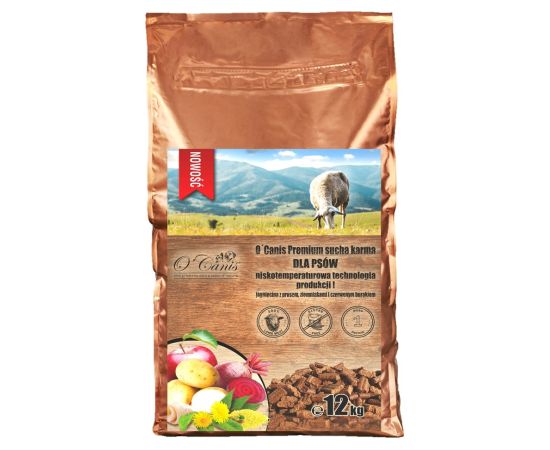 O'Canis Premium sucha karma dla psów jagnięcina z prosem, ziemniakami i czerwonym burakiem 12kg Suņu barība