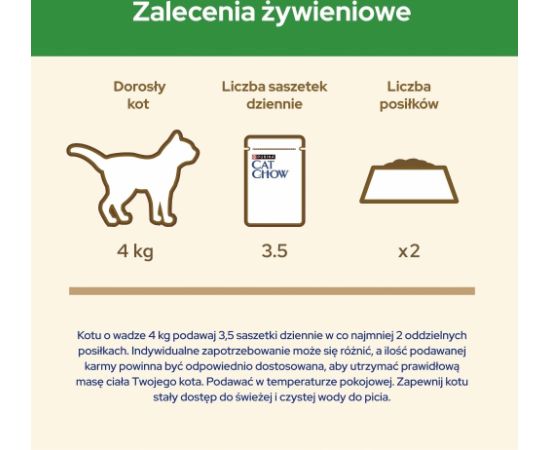 PURINA Cat Chow Sterilised with lamb and green beans in sauce - wet cat food - 26x85g (20 + 6 GRATIS) Kaķu konservi
