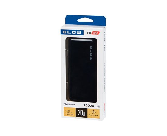 Blow Power Bank 20000mAh QC+PD 20W + lightning PB20E
