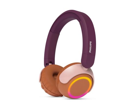 PHILIPS TAK4200MP/00 on-ear austiņas ar Bluetooth bērniem, violets/oranžs Austiņas