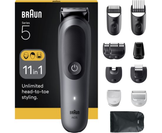 BRAUN AIO5560 galvas matu un ķermeņa trimmeris