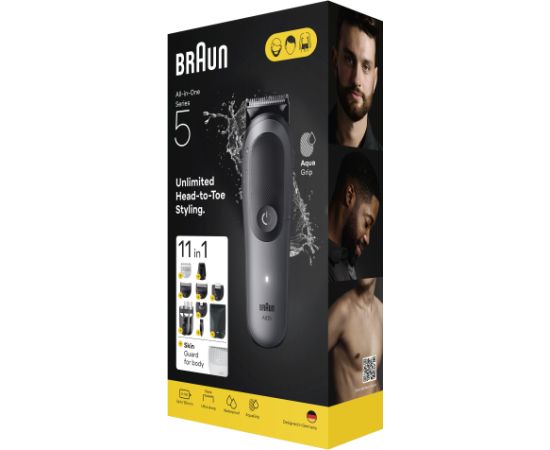 BRAUN AIO5560 galvas matu un ķermeņa trimmeris