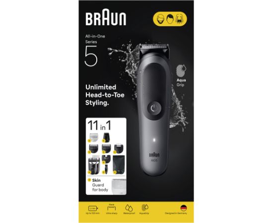 BRAUN AIO5560 galvas matu un ķermeņa trimmeris