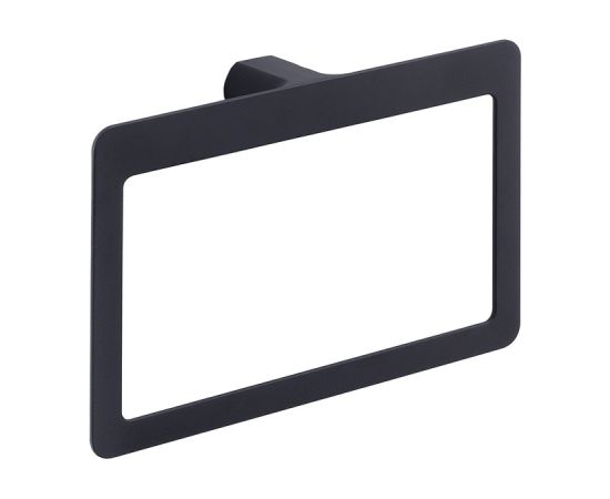 Gedy dvieļu riņķis Pirenei, melns Aksesuāri vannas istabām