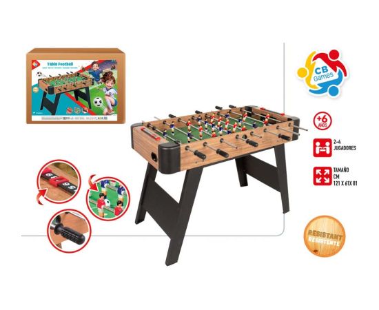 Настольный Футбол 121x61x81 cm 6+ CB85432 Galda spēles