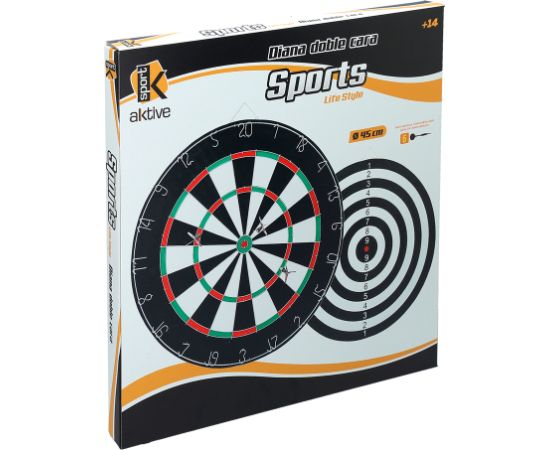 Дартс комплект с 6 острыми дротиками Ø45 cm 14+ CB54011 Galda spēles