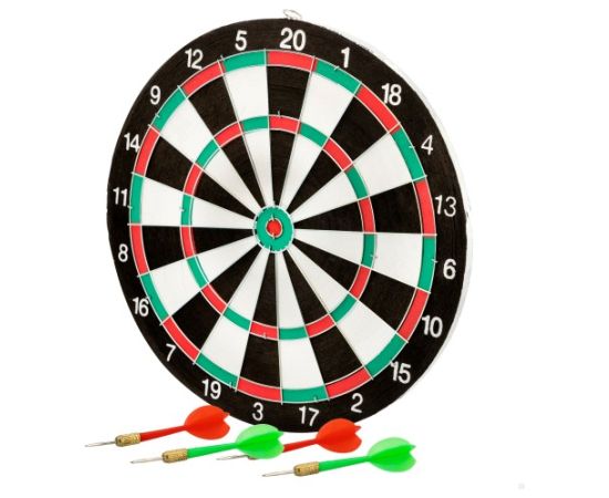 Дартс комплект с 4 острыми дротиками Ø29 cm 14+ CB54010 Galda spēles