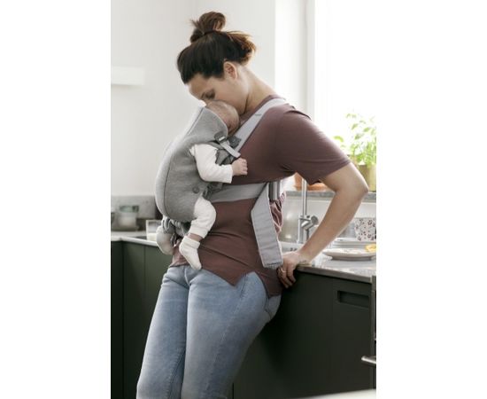 Babybjorn BABYBJÖRN carrier Mini, Light Grey, 3D Jersey