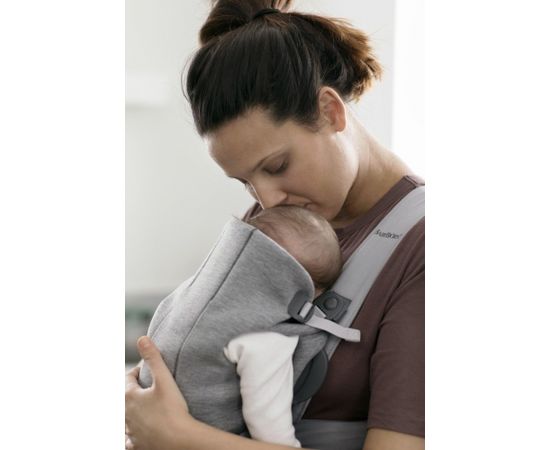 Babybjorn BABYBJÖRN carrier Mini, Light Grey, 3D Jersey