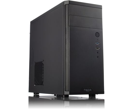 Fractal Design CORE 1100 Black Micro ATX Power supply included No ATX PSUs, up to 185mm if a typical-length optical drive is mounted