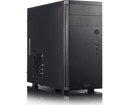 Fractal Design CORE 1100 Black Micro ATX Power supply included No ATX PSUs, up to 185mm if a typical-length optical drive is mounted
