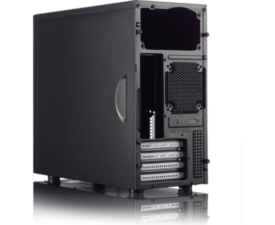 Fractal Design CORE 1100 Black Micro ATX Power supply included No ATX PSUs, up to 185mm if a typical-length optical drive is mounted