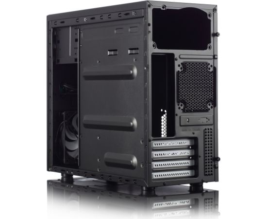 Fractal Design CORE 1100 Black Micro ATX Power supply included No ATX PSUs, up to 185mm if a typical-length optical drive is mounted