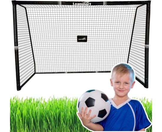 Leantoys Bramka piłkarska przenośna metalowa Futbolam