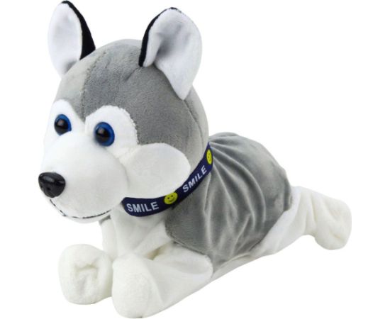 Leantoys Pies pluszowy interaktywny Husky na baterie