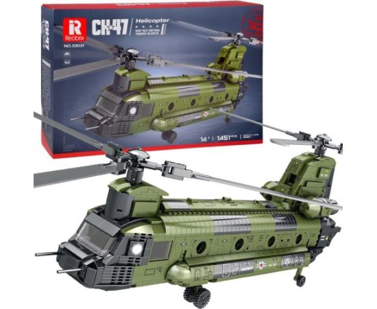 Jokomisiada Reobrix Licencjonowane Klocki Helikopter CH-47 Chinook 1458 ele ZA5802 EDUKAMP