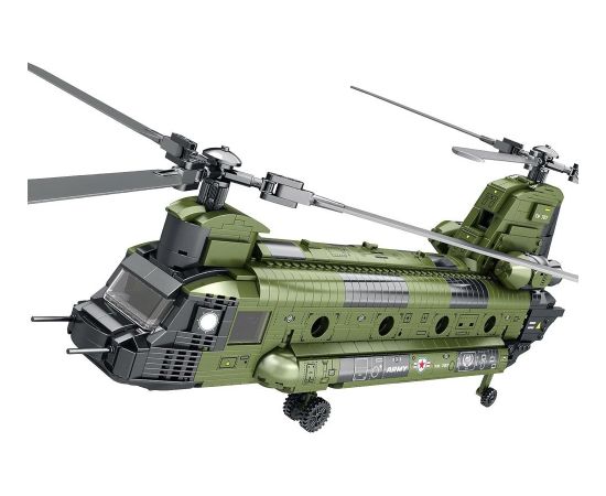 Jokomisiada Reobrix Licencjonowane Klocki Helikopter CH-47 Chinook 1458 ele ZA5802 EDUKAMP