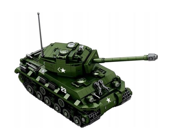 Jokomisiada Reobrix Licencjonowane Klocki Czołg Sherman M4A3E8 836 ele ZA5806 EDUKAMP