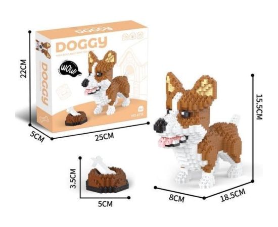 Ramiz Zestaw Klocków 1200el. Welsh Corgi EDUKAMP