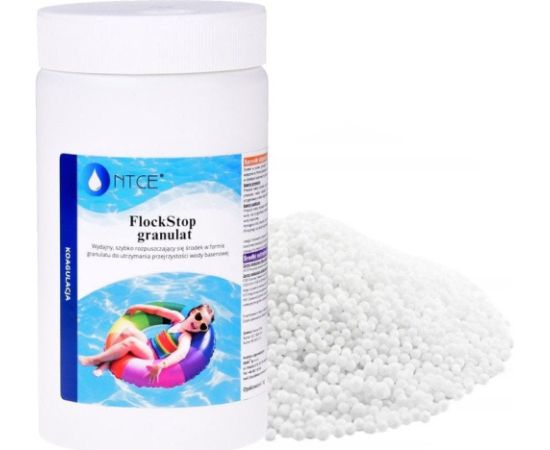 Ntce Flockstop granulat do koagulacji wody w basenie 1KG koagulat BA0574 EDUKAMP