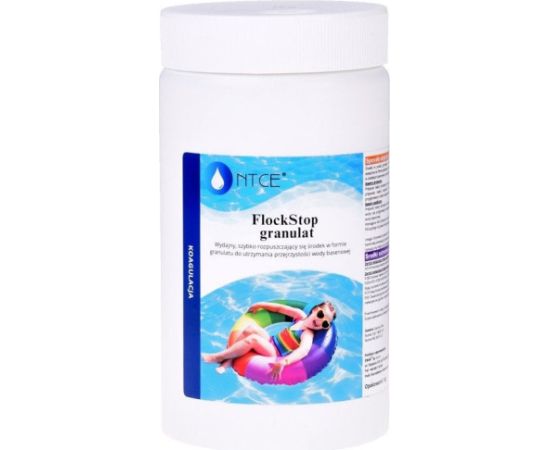 Ntce Flockstop granulat do koagulacji wody w basenie 1KG koagulat BA0574 EDUKAMP