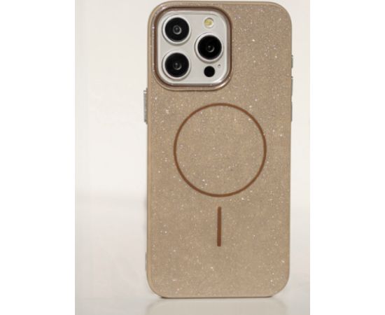 Mocco Glitter Thin Mag Back Case Aizmugurējais Apvalks priekš Apple iPhone 17 Neoriģinālie Maciņi