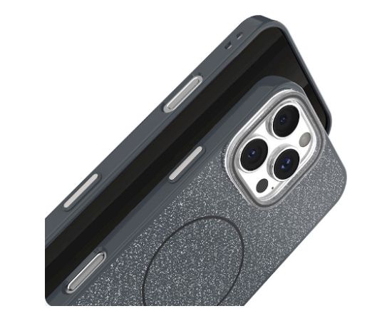 Mocco Glitter Thin Mag Back Case Aizmugurējais Apvalks priekš Apple iPhone 17 Pro Max Neoriģinālie Maciņi