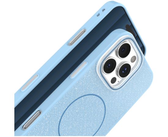 Mocco Glitter Thin Mag Back Case Aizmugurējais Apvalks priekš Apple iPhone 17 Neoriģinālie Maciņi